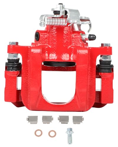 cciyu Rear Right Disc Brake Caliper Assembly 18B5080 With Bracket - size: Rear Right[18B5080]