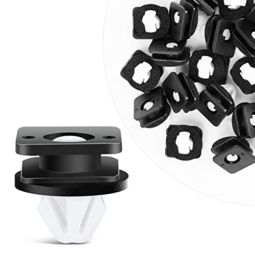GOOACC 20Pcs A-Pillar Trim Hardware Windshield Moulding Retaining Clips - color: 20Pcs A-Pillar Clips