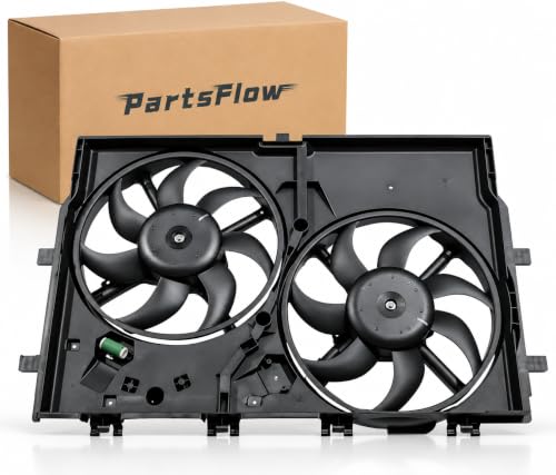 PartsFlow Engine Radiator Cooling Fan Assembly for 2014-2021 Ram ProMaster 1500 2500 3500 68188994AA 621-638 - color: For Ram ProMaster