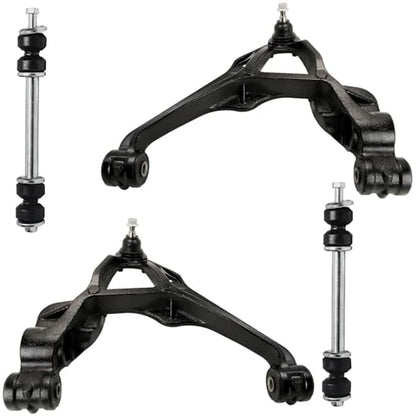 Detroit Axle - 4pc Front Control Arms Kit for 11-19 Chevy Silverado 2500 HD - size: 4CS48216/4PC