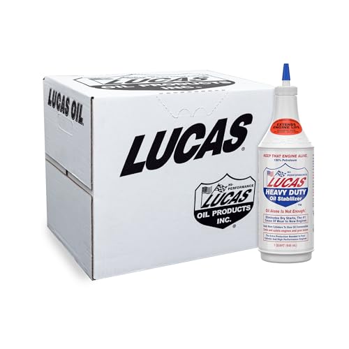 Lucas Oil 10001 Heavy Duty Oil Stabilizer - 1 Quart (Pack of 12) - size: 32 Ounce, (Pack of 12)