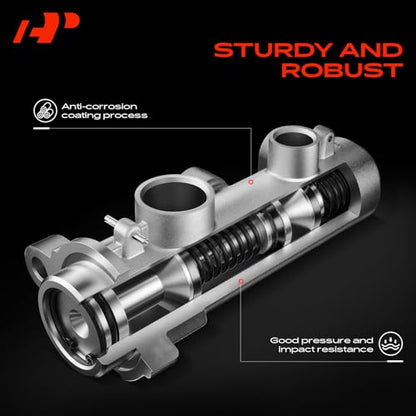 A-Premium Brake Master Cylinder with Reservoir and Cap