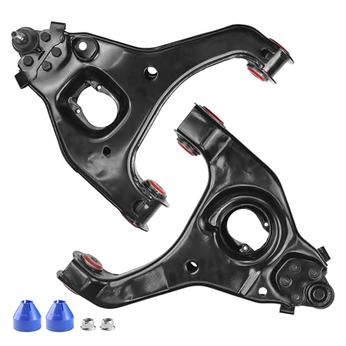 RWD Front Lower Control Arms for 1999-2006 Chevy Silverado GMC Sierra 1500, 2 Front Lower Control Arms w/Ball Joints, PU Bushing Assembly Replacement K620265 K620264 - size: 2PC, style: Front Lower