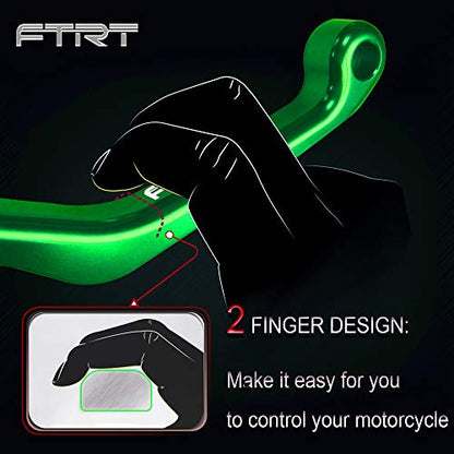 Pivot Dirt Bike Brake Clutch Levers Compatible with KX65 2000-2022; KX85 01-22; KX100 2001-2022, KX125 00-05; KX250 00-04; RMZ250 07-22; RMZ450 05-22; RMZ250 KX250F 2004, Green - color: Green, size: KX65/KX85/KX100/KX125/KX250/RMZ250/RMZ450
