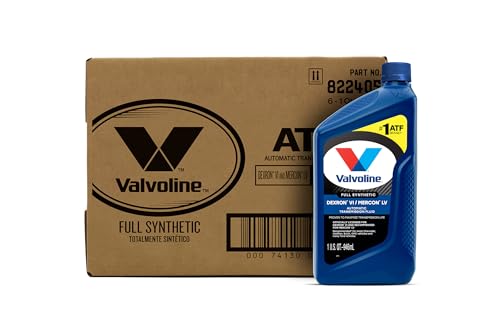 Valvoline DEXRON VI/MERCON LV (ATF) Full Synthetic Automatic Transmission Fluid 1 QT, Case of 6 - size: 1 QT, Case of 6