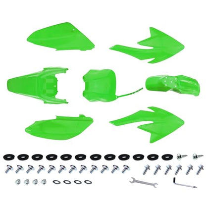 PRO BAT 7PCs Plastic Front And Rear Fenders Side Panels Tank Shrouds