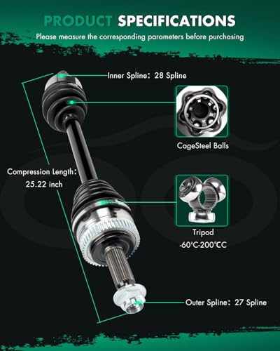 SCITOO CV Axle Assembly For Hyundai,For Kia 2011-2020 Front Left