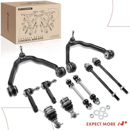 A-Premium 10Pcs Front Suspension Kit, Upper Control Arm, Lower Ball Joint - style: 10Pcs Suspension Kit