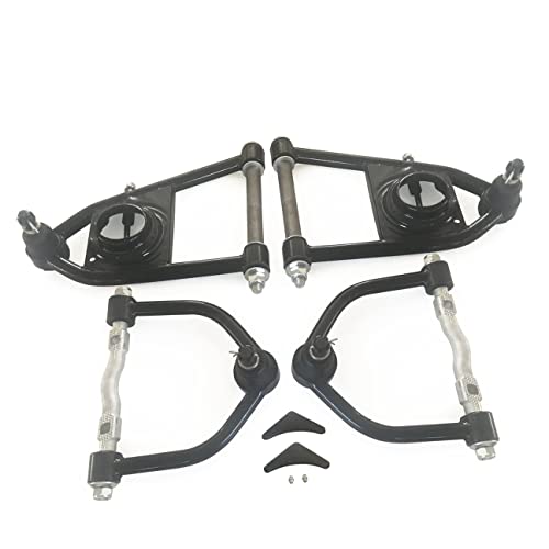 4Pcs Tubular Control Arm Kit for 74-78 Ford Mustang II Pinto - size: 101-9194, 101-9396