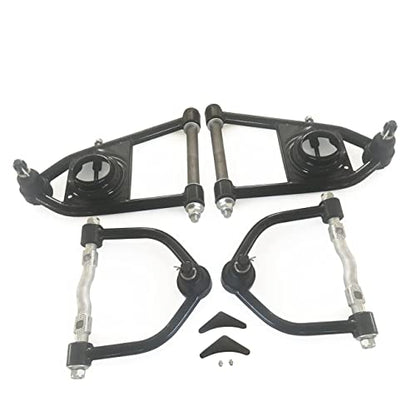 4Pcs Tubular Control Arm Kit for 74-78 Ford Mustang II Pinto - size: 101-9194, 101-9396
