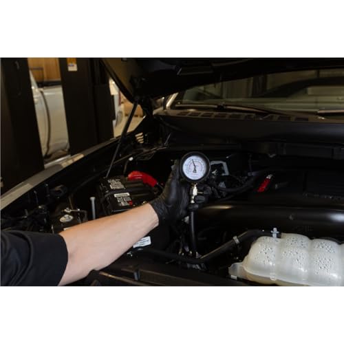 Mityvac MV5530 Engine Compression Test Kit, Manual Pressure Release, 2-3/4 in. Bourdon Tube Gauge, Quick-Disconnect Coupler, Includes Threaded Adapters for Motorcycles, Marine and Small Engines