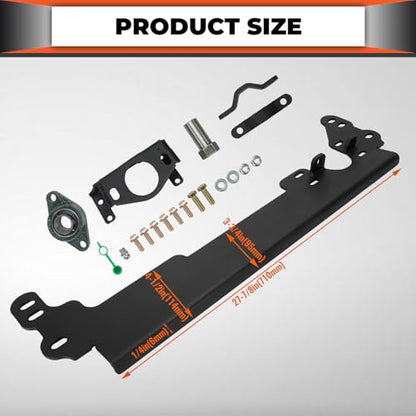 ECOTRIC Steering Box Brace Compatible with 1984-2001 Cherokee XJ