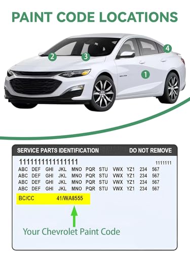 Car Touch Up Paint Ice/Quick Silver/Switchblade Met for Chevrolet - color: Ice/Quick Silver/Switchblade Met(GAN/9W5/WA636R/WA8636/17)for All Models, style: Chevrolet