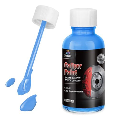 Caliper Paint Brake Caliper Touch Up Paint Hawkins Blue Gloss High Temperature Heat Resistant 1.5oz - color: Hawkins Blue