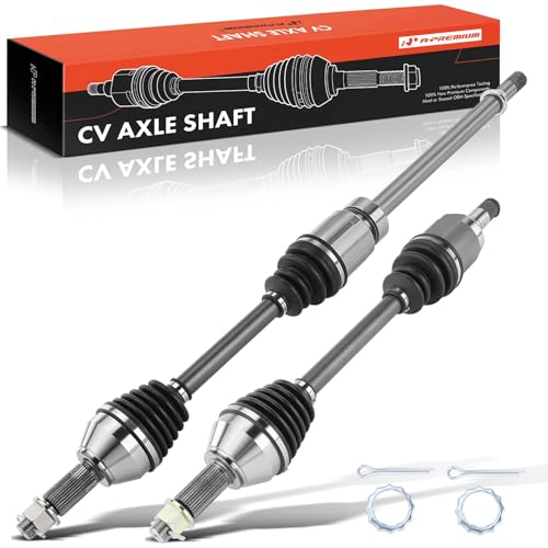A-Premium Set of 2 Front CV Axle Shaft Assembly - style: Front Driver and Passenger Side