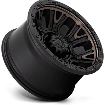 FUEL OFF-ROAD D824 TRACTION 17X9, 5X5.0, 5.04, 1mm MATTE BLACK WITH DOUBLE DARK TINT - D82417907550 - color: MATTE BLACK WITH DOUBLE DARK TINT, size: 17X9, 5X5.0, 5.04, 1mm