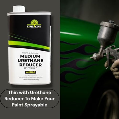 LiME LiNE Automotive Basecoat with Urethane Reducer Quart Combo Pack (Silver Combo.) - color: Silver Combo.