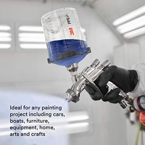 3M PPS 2.0 Spray Gun Cup Lids and Liners Kit, 26301, 22 oz, Standard - size: Standard, 125-Micron Filter