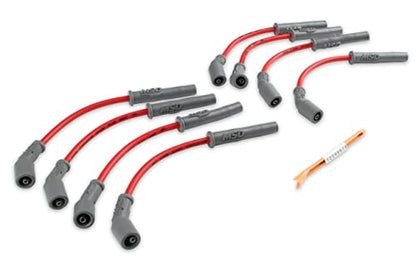 MSD 32829 Super Conductor Spark Plug Wire Set, Red