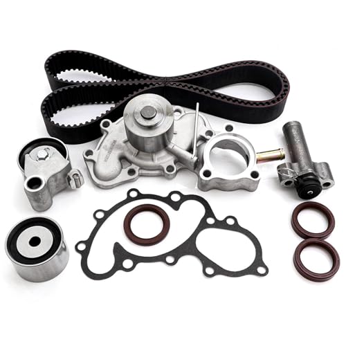 ECCPP Timing Belt Kit with Water Pump Compatible 1996-2002 For Toyota For 4Runner 1995-1998 For Toyota T100 1995-2004 For Toyota For Tacoma 2000-2004 For Toyota For Tundra TS26271 ITM271 TBK271