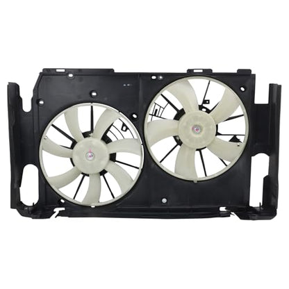 TRQ Radiator Dual Cooling Fan Assembly - style: RFA73772