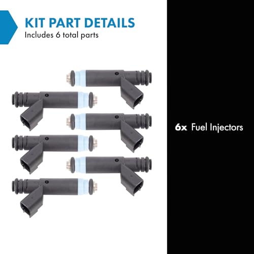 TRQ Fuel Injector Set - style: FIA60334