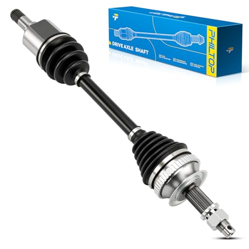 PHILTOP Front Left CV Axle Shaft Assembly for Dodge Grand Caravan 1996-2007, Chrysler Town & Country 1996-2007, Dodge Caravan 1996-2007, Chrysler Voyager 2000-2003, 66-3109 CV Axle Shafts - size: 66-3109