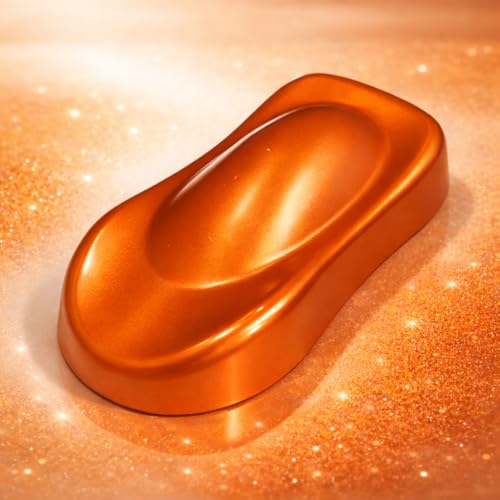 LiME LiNE Base Coat Maker Pigment Powder, Automotive Grade, Basecoat (Metallic Orange Pearl) - color: Orange Metallic