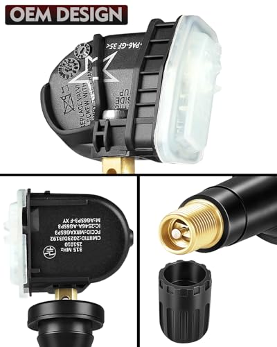 Pre-Programmed GM 13598771 TPMS Sensor 315Mhz for:-Chevy for:-GMC
