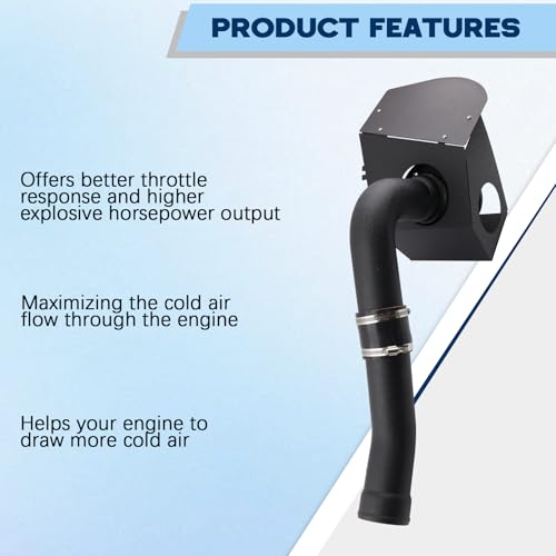 Cold Air Intake System Kit Compatible With BMW F10 520i 528i N20 2.0L 2012-18 - size: For 2012-2018 F10 520i 528i N20 2.0L