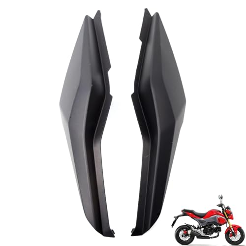 Mokuo Motorcycle Black ABS Bodywork Rear Side Cover Fit For Honda Grom Msx125 SF 2016-2020 Fairings Kit Parts - style: Rear Side Cover