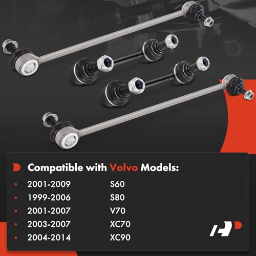 A-Premium Front & Rear Sway Bar Link Stabilizer Bar End Link Kit