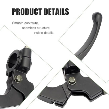 2 PCS Bike Brake Levers, Clutch Lever, Clutch Brake Handle Levers Perch, Compatible with Honda CRF50 XR50 (Black)