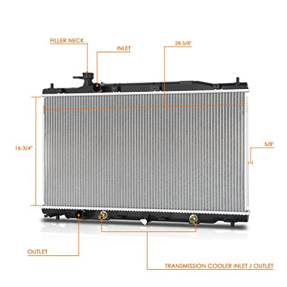 DPI-13161 OE Style Full Aluminum Radiator Compatible with 10-11 Honda CR-V JDM - color: 10-11 Honda CR-V Japan Model