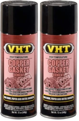 VHT SP21A Copper Gasket Cement Spray Paint - 12 oz. Aerosol Can (Pack of 2) - size: 1 Count (Pack of 2)