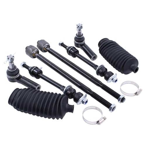 Front Suspension kit- Inner & Outer Tie Rod Ends, Sway Bar End Links w/Boot