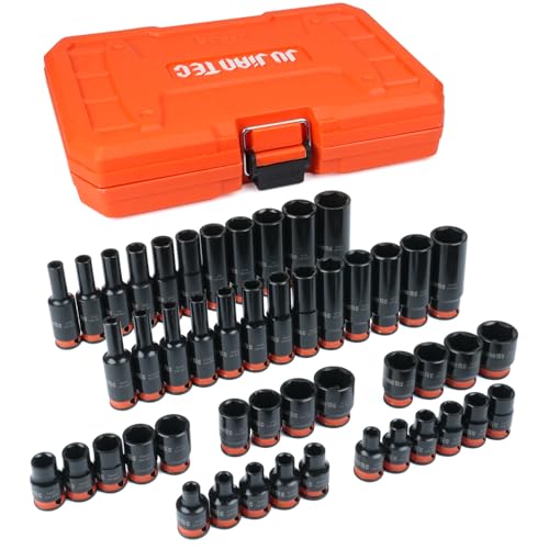 48-Piece 1/4" Drive Impact Socket Set - size: 1/4" 48pcs