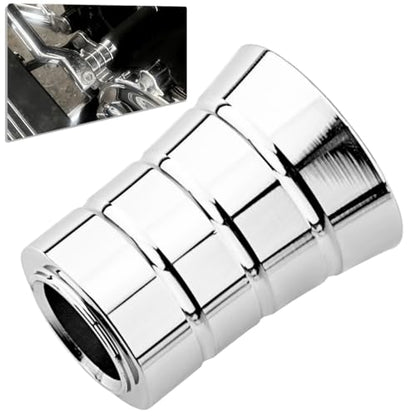 Heel Shifter Eliminator Spacer Shift Shaft Lever Delete Cover Compatible with Harley CVO Road King Electra Street Tri Tour Glide Freewheeler (Eliminator-Chrome) - color: Eliminator-Chrome