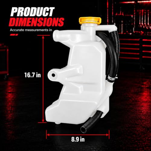 603-630 Coolant Reservoir for Dodge Durango Jeep Grand Cherokee - size: 603-630