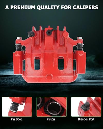 SCITOO 18-B4753 Rear Disc Brake Caliper Assembly w/Bracket For Ford - size: Rear Driver[18-B4753]