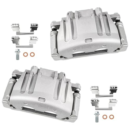 cciyu Front Left & Right Disc Brake Calipers Assembly 18B5017 18B5016 - size: Front[18B5017+18B5016]