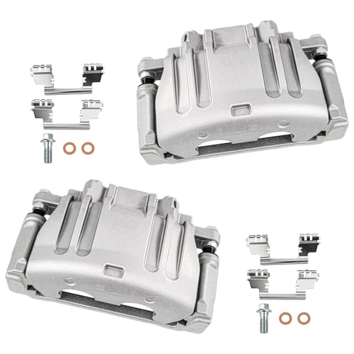cciyu Front Left & Right Disc Brake Calipers Assembly 18B5017 18B5016 - size: Front[18B5017+18B5016]