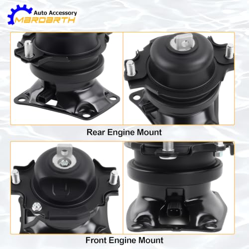 Engine Motor Transmission Mount for 08-12 Accord V6 3.5L 5PCS Auto - size: 08-12 3.5L V6