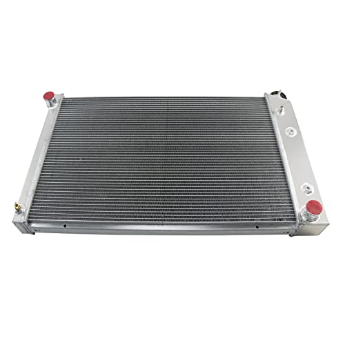 3-Row Radiator Compatible For 1973-1987 Chevy GMC C/K K5 Blazer C10 C20 C30 305 350 454 V8 Pickup Aluminum Radiators - size: 3-Row