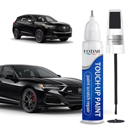 Touch Up Paint for Acura Majestic Black Pearl NH-893P Paint Code - color: Majestic Black Pearl (NH-893P)