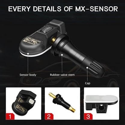 Autel TPMS Sensors 2in1 MX-Sensor 315Mhz/433Mhz Tire Pressure Sensor