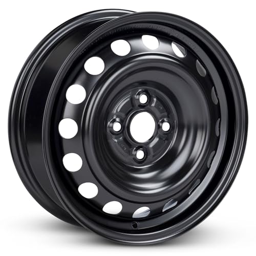 For 2012-2019 Toyota Prius C 15 Inch Painted Black Rim - OE Direct Replacement - Road Ready Car Wheel - size: Fits: 2012-2019 Toyota Prius C - 15x5