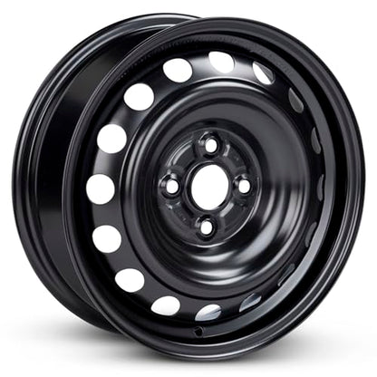 For 2012-2019 Toyota Prius C 15 Inch Painted Black Rim - OE Direct Replacement - Road Ready Car Wheel - size: Fits: 2012-2019 Toyota Prius C - 15x5