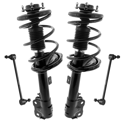 Detroit Axle - 4pc Front Struts Kit for 2008-2013 Mitsubishi Outlander - size: 4QS54033/ sway kit