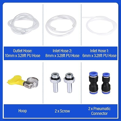 Oil Extractor Pump 12V 100W, Engine Oil Transfer Change Pump, Portable Electric Self-Priming Gear Pump Oil Change Pump with Tubes for Car Motorcycle RV ATV and Boat